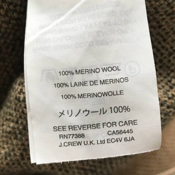 J. Crew Merino Wool Leopard Crewneck Sweater - Picture 10 of 11